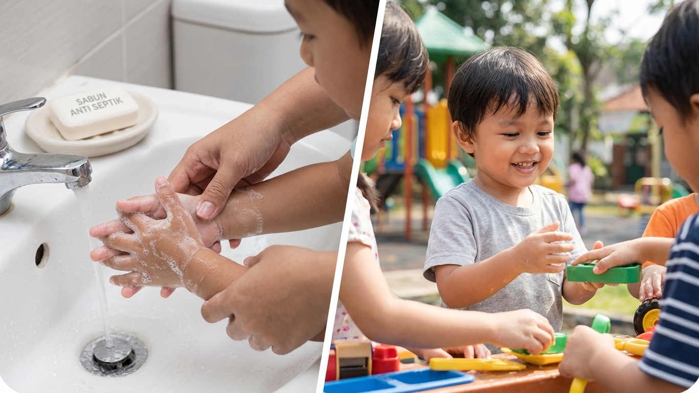 manfaat sabun anti septik untuk anak