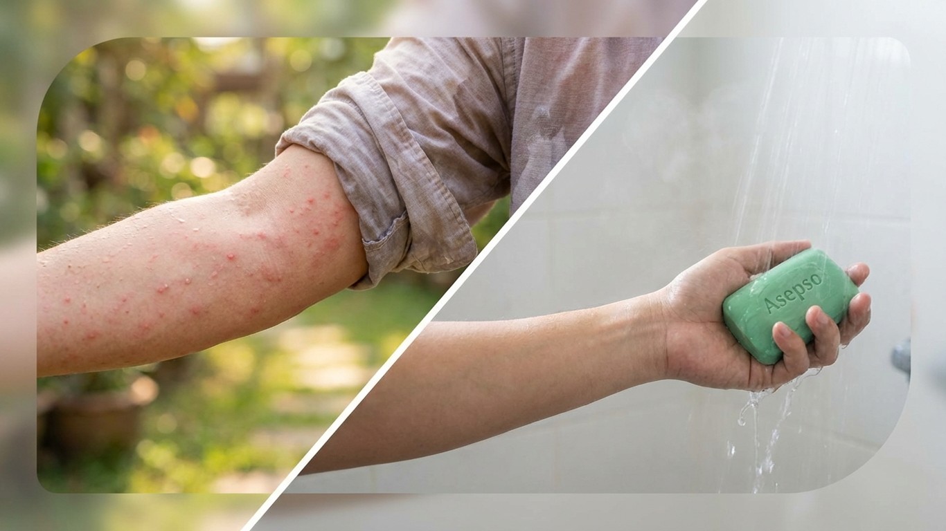 manfaat sabun asepso untuk biang keringat