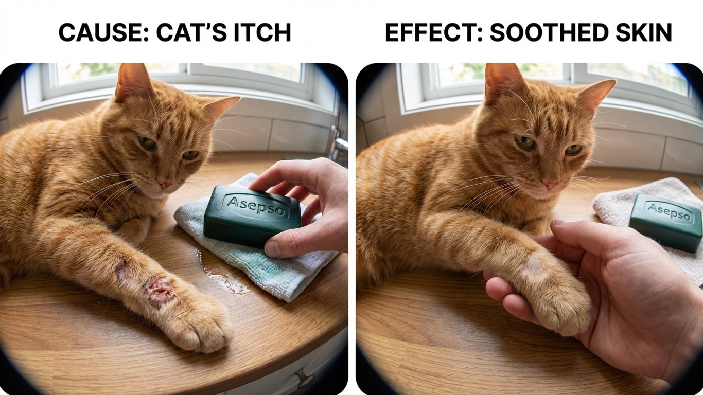 manfaat sabun asepso untuk jamur kucing