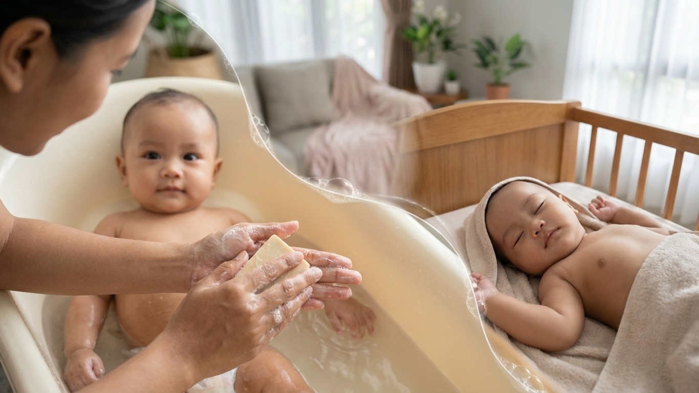 manfaat sabun bamboo bisa untuk bayi