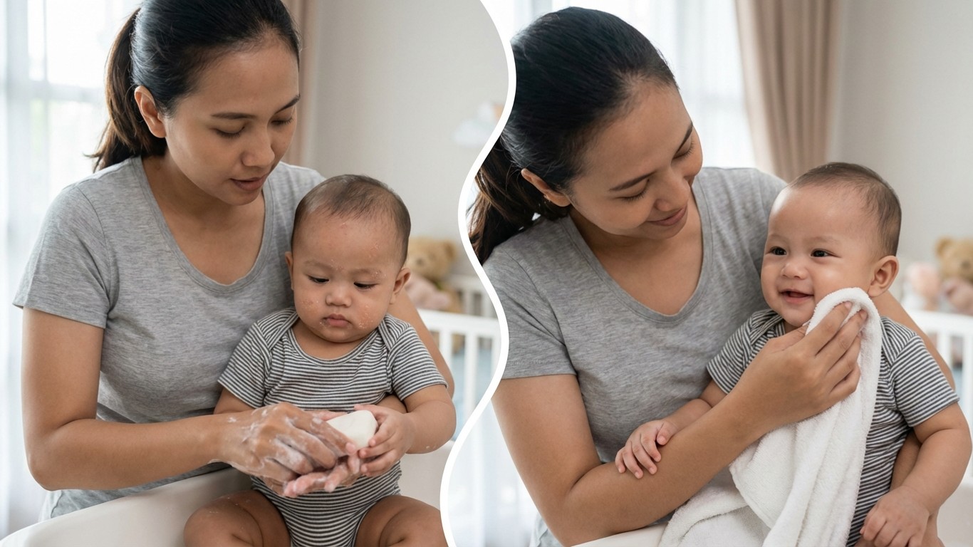 manfaat sabun bayi batangan untuk wajah