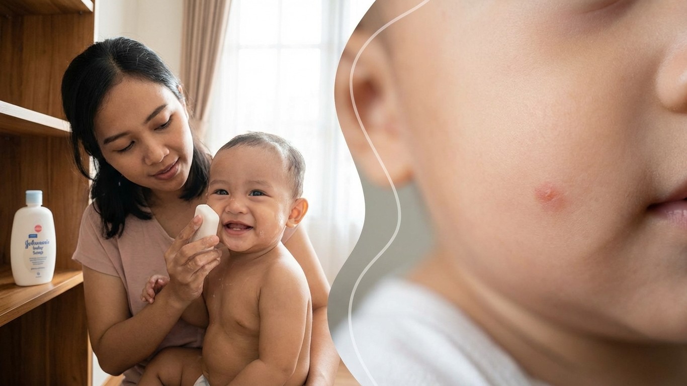 manfaat sabun bayi johnson untuk jerawat revil