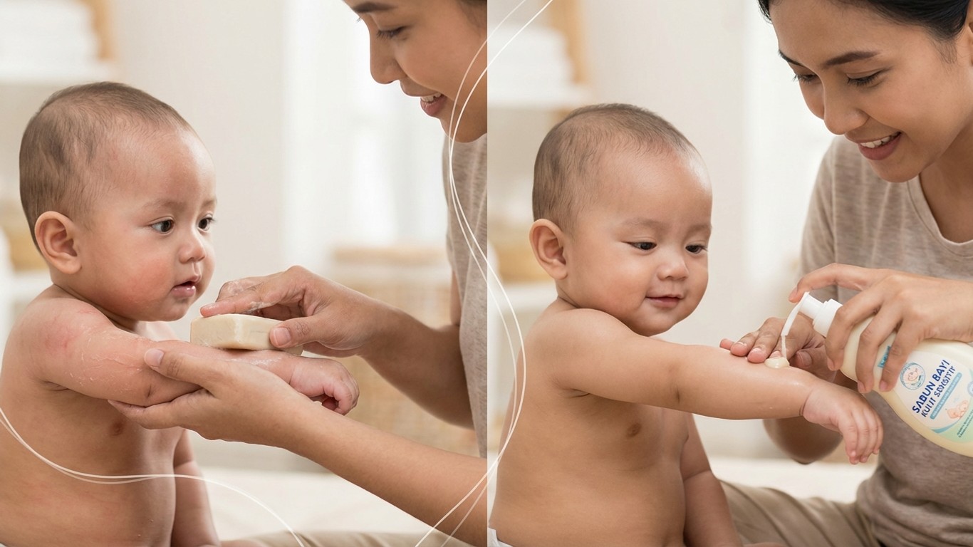 manfaat sabun bayi kulit sensitif