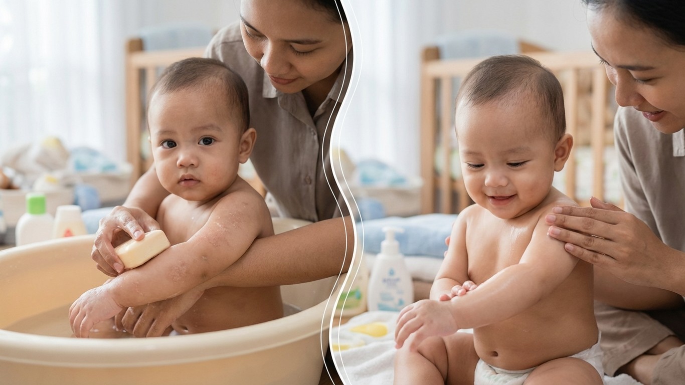 manfaat sabun bayi untuk kulit sensitif menghitqm