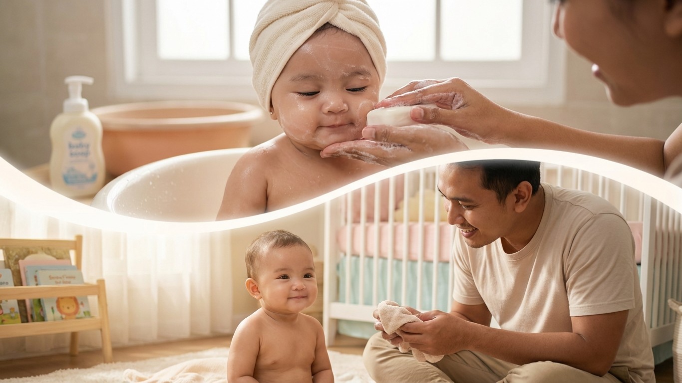 manfaat sabun bayi untuk muka