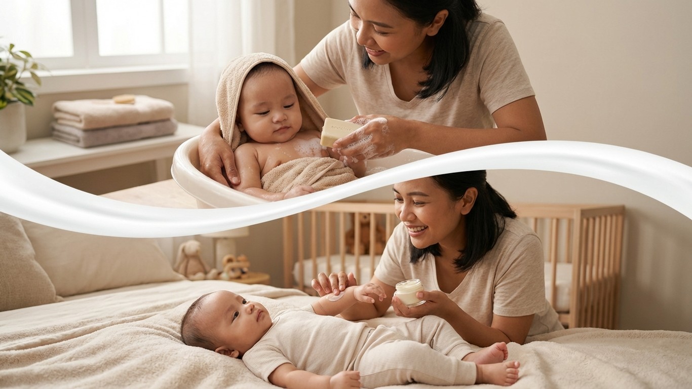 manfaat sabun bayi yang cocok untuk kulit kering