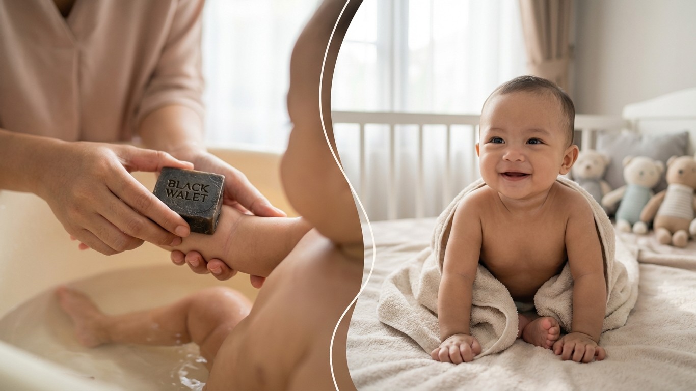 manfaat sabun black walet untuk bayi