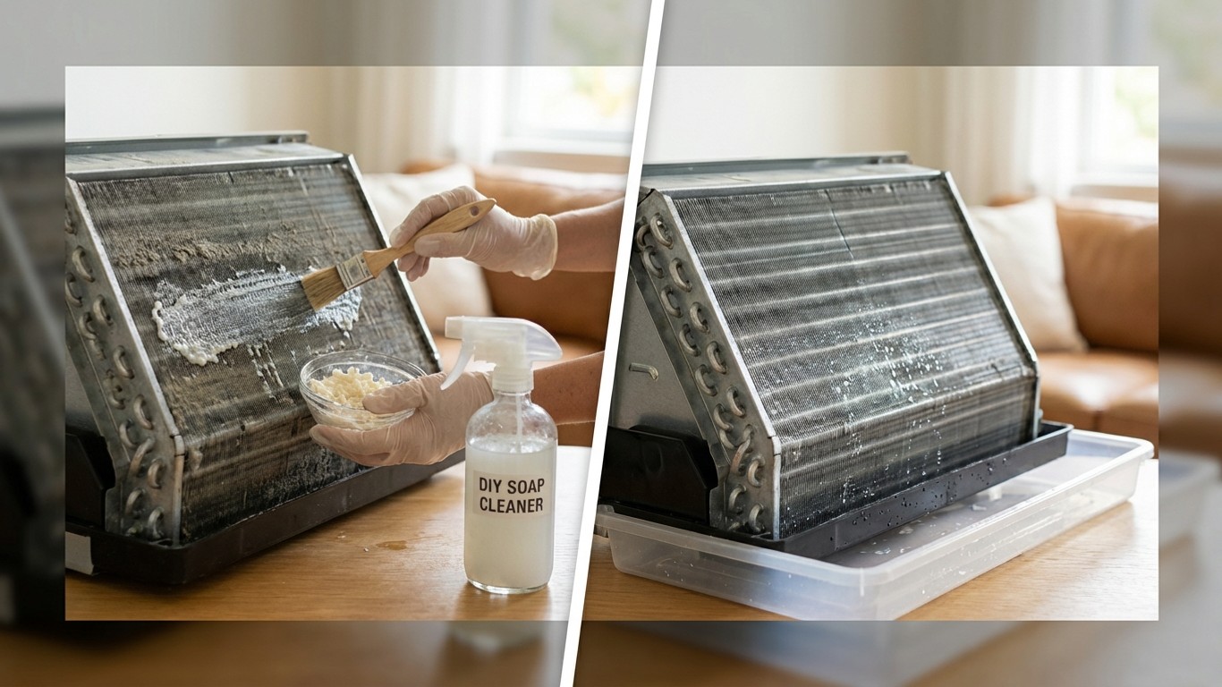 manfaat sabun buat sendiri untuk membersihkan evaporator ac rumah