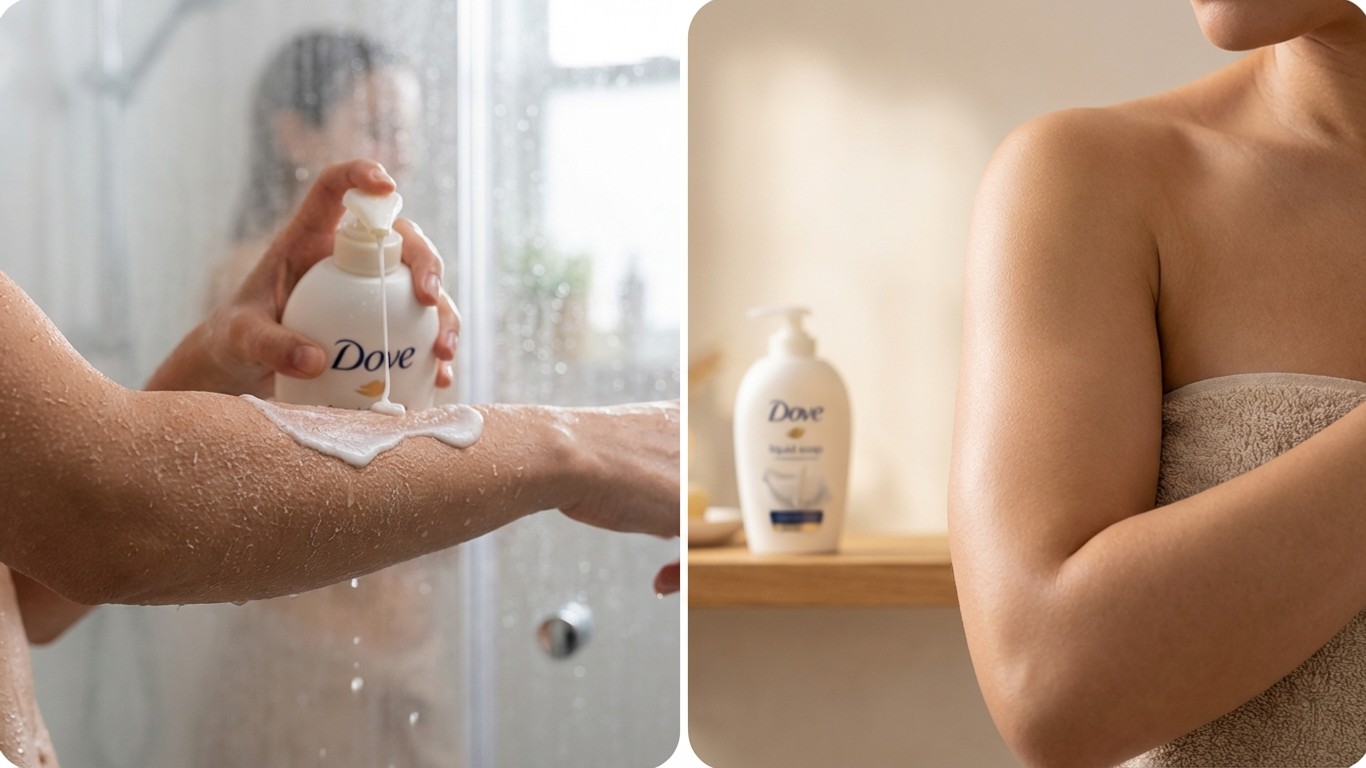 manfaat sabun cair dove untuk kulit kering