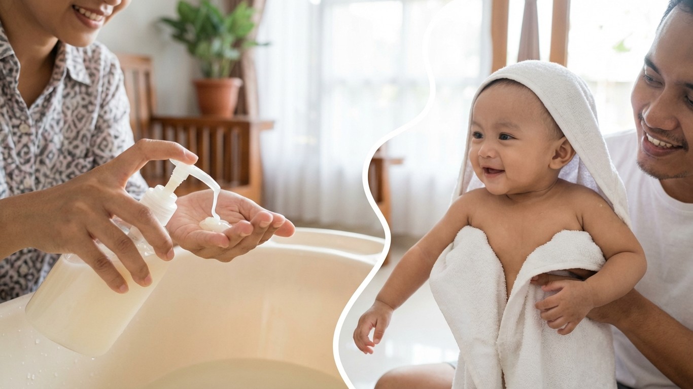 manfaat sabun cair yang bagus untuk bayi