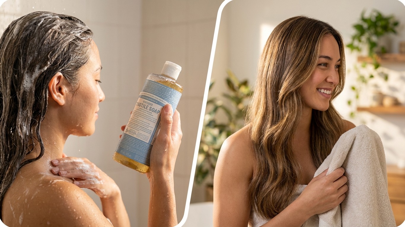 manfaat sabun castile untuk shampoo