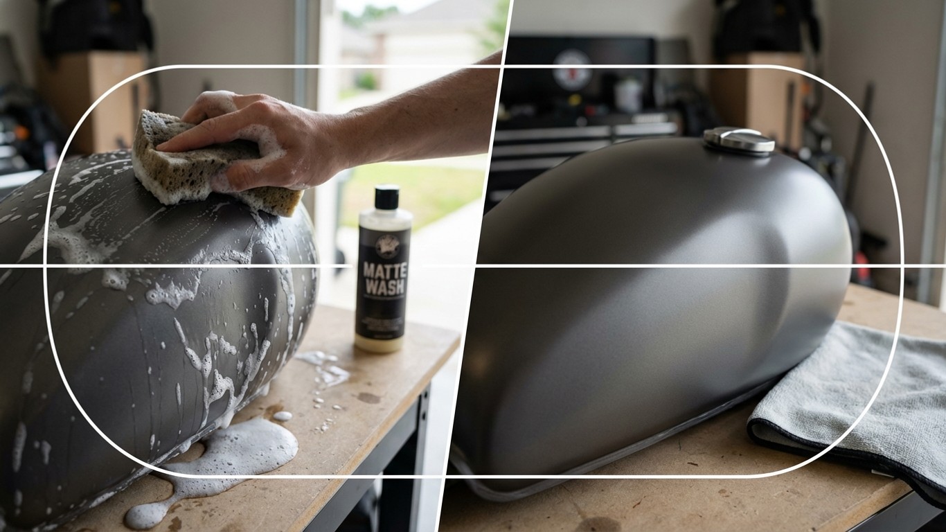 manfaat sabun cuci motor untuk cat doff