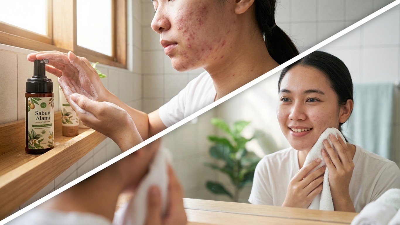 manfaat sabun cuci muka alami untuk kuliat berjwrawat
