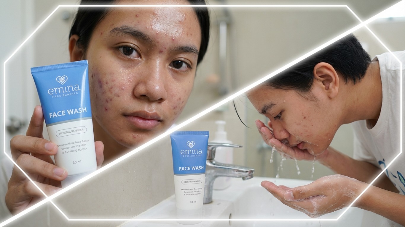 manfaat sabun cuci muka emina untuk kulit berjerawat
