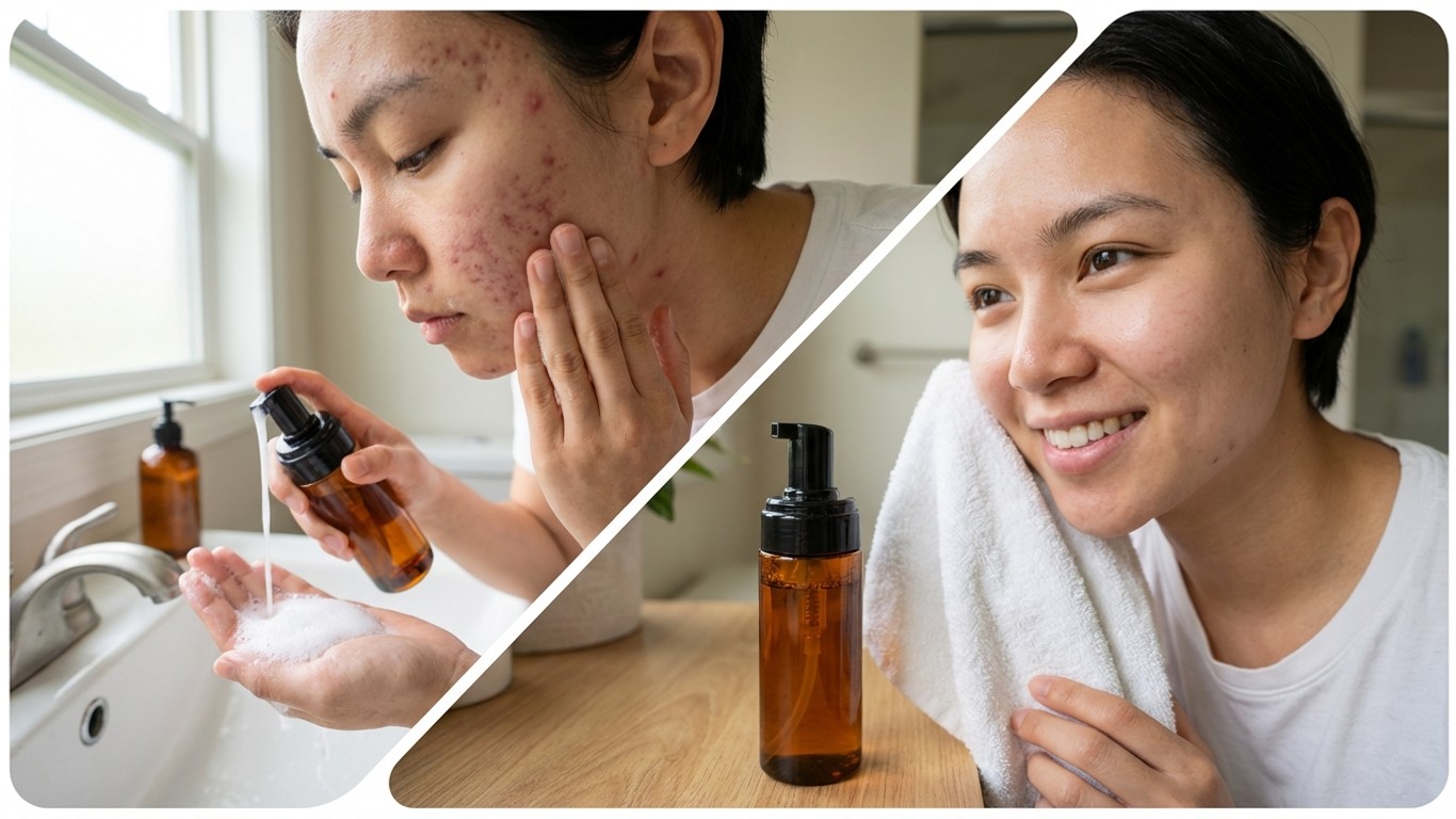 manfaat sabun cuci muka recomended untuk muka bekas jerawat