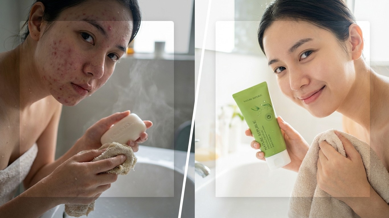 manfaat sabun cuci muka untuk berjerawat natire republic