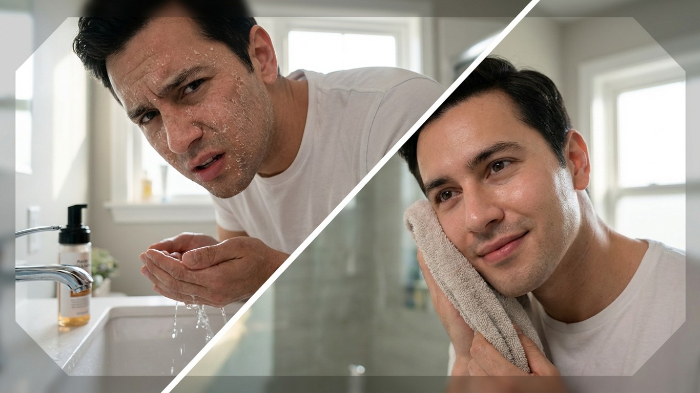 manfaat sabun cuci muka untuk kulit kering pria