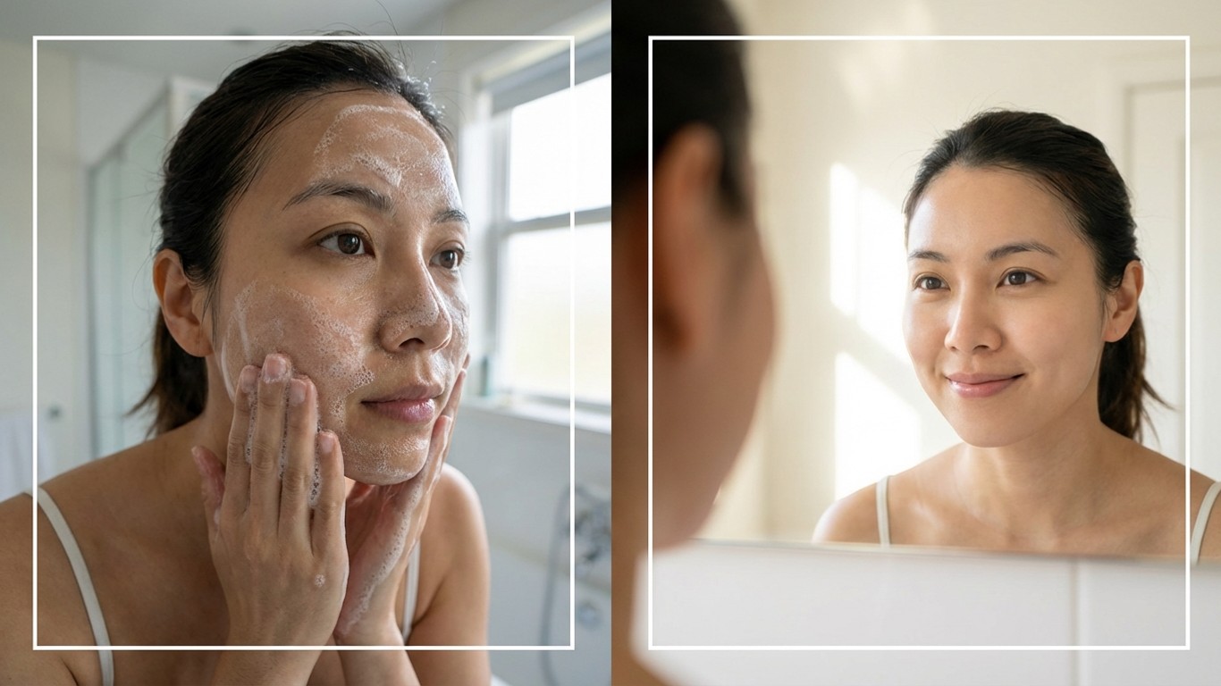 manfaat sabun cuci muka untuk memutihkan wajah wanita