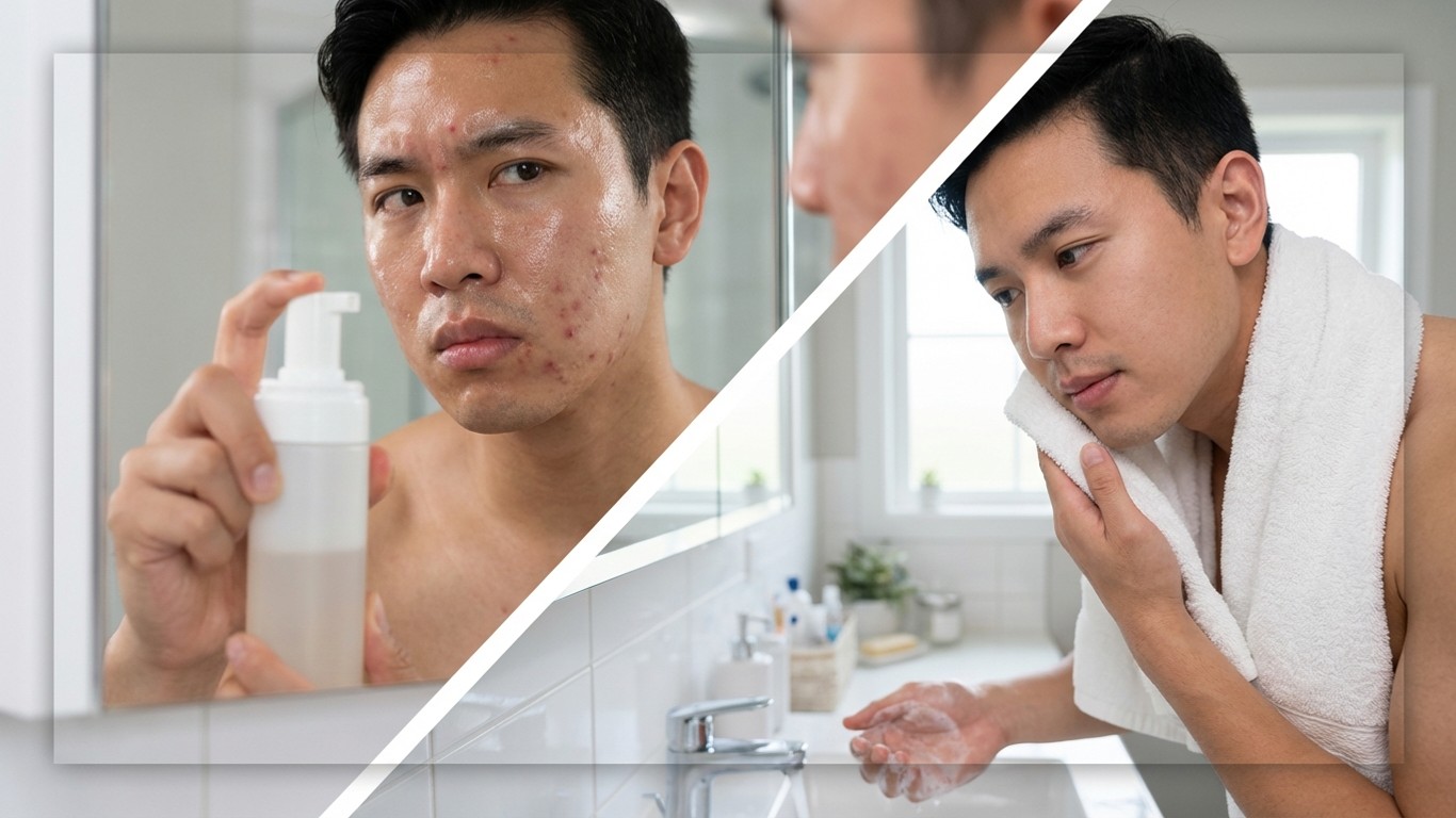 manfaat sabun cuci muka untuk wajah berjerawat dan berminyak