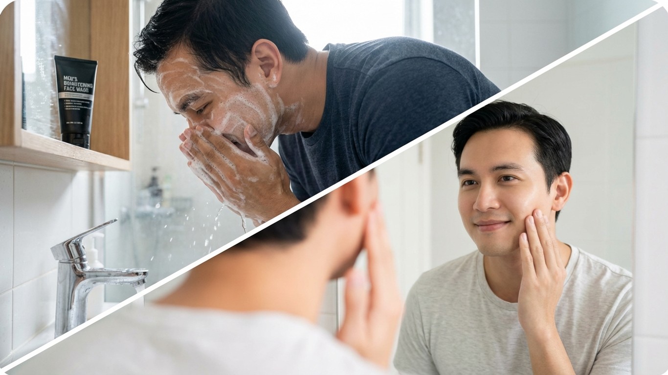 manfaat sabun cuci muka yang bagus untuk memutihkan pria