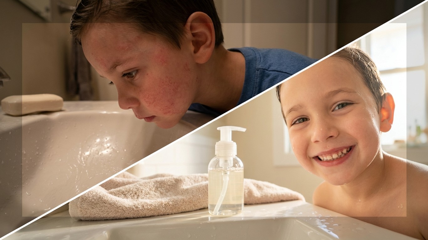 manfaat sabun cuci muka yang cocok untuk dipakai anak