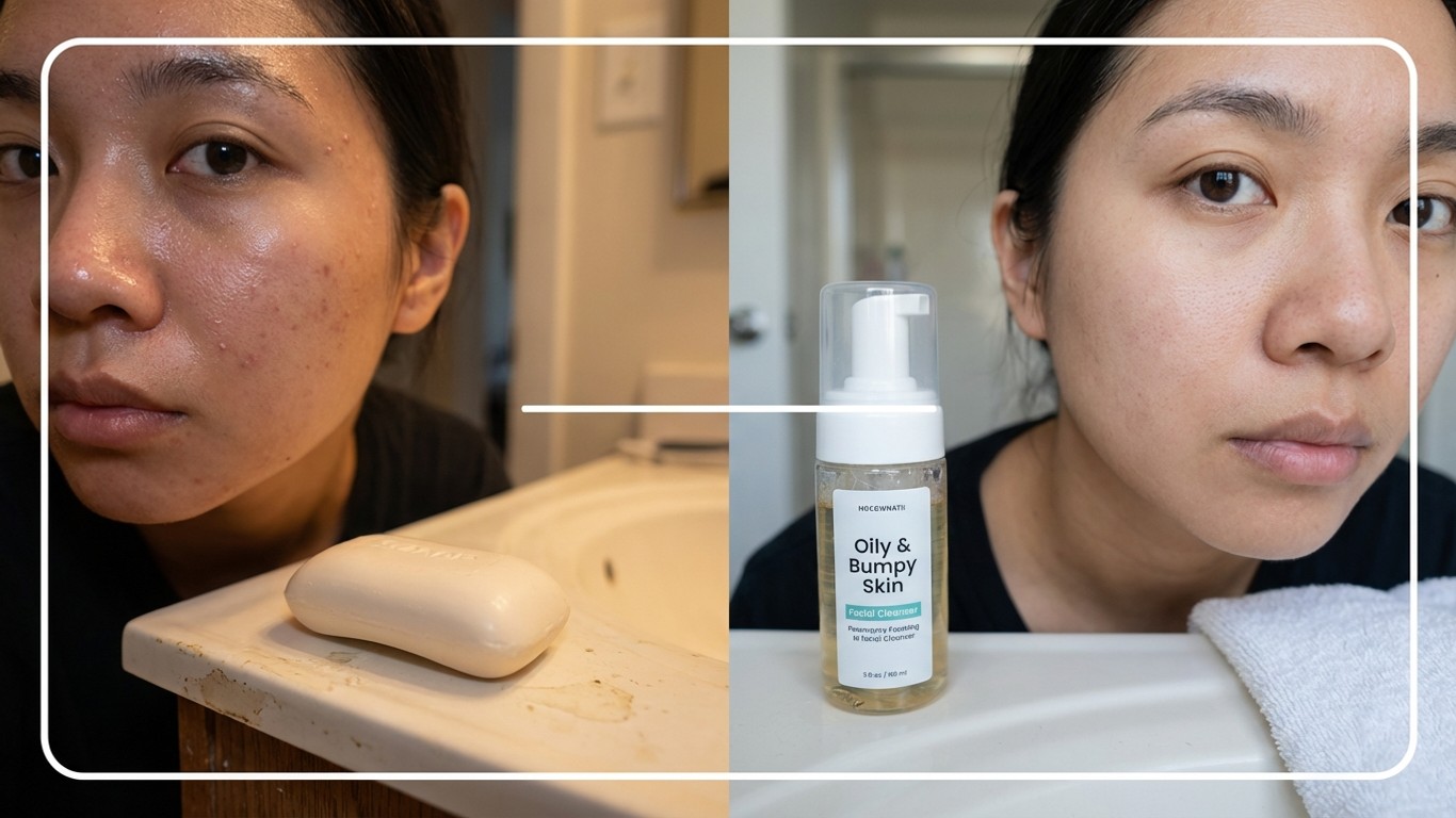 manfaat sabun cuci muka yang cocok untuk kulit berminyak dan bruntusan