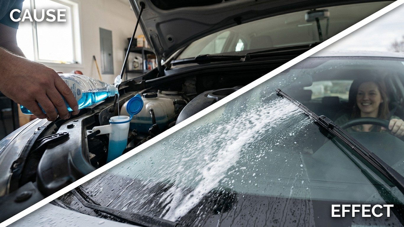 manfaat sabun cuci untuk air semprot mobil