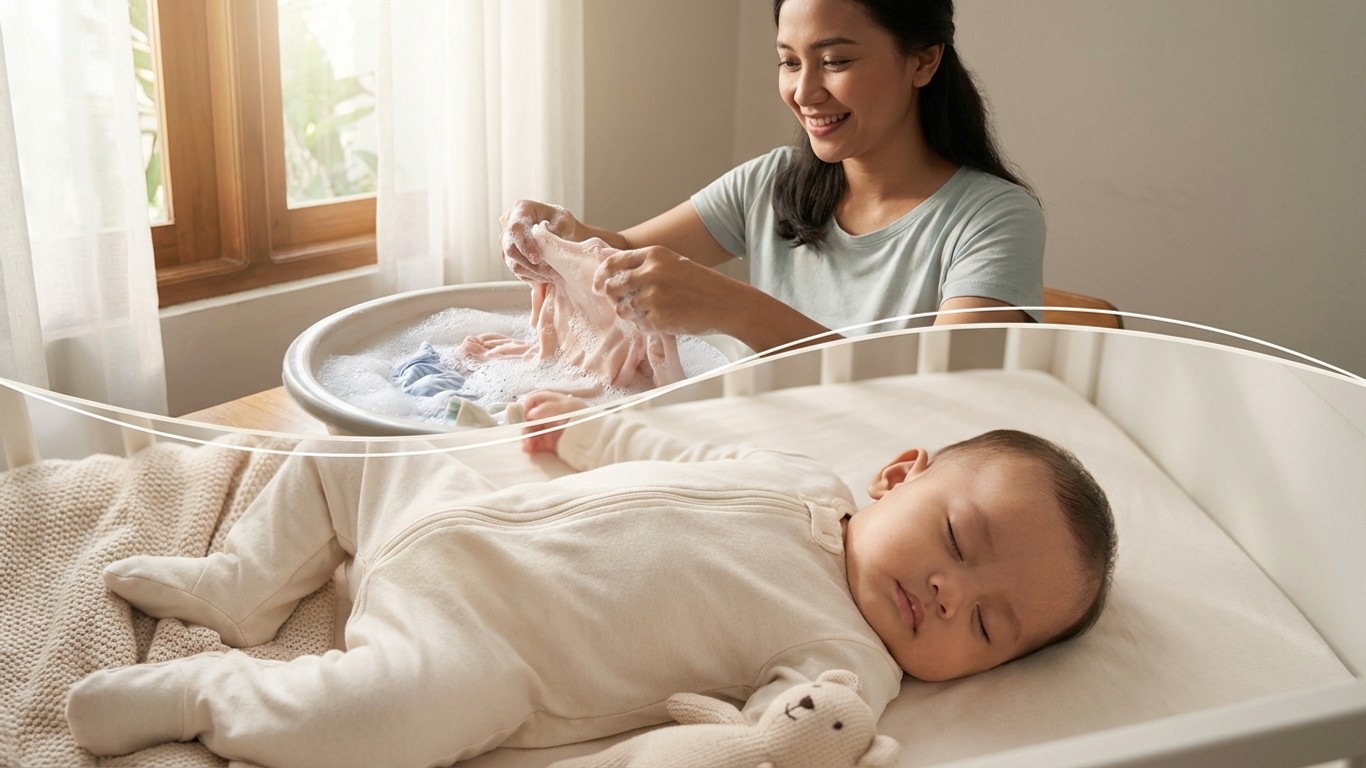 manfaat sabun cuci yang bagus untuk pakaian bayi