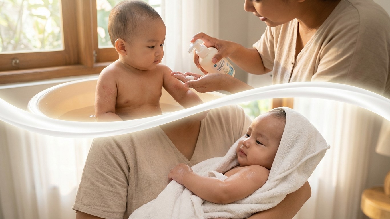 manfaat sabun dan sampo bayi untuk kulit sensitif