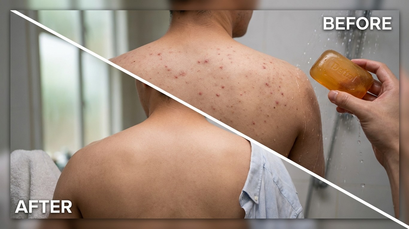 manfaat sabun dettol yang cocok untuk jerawat di punggung