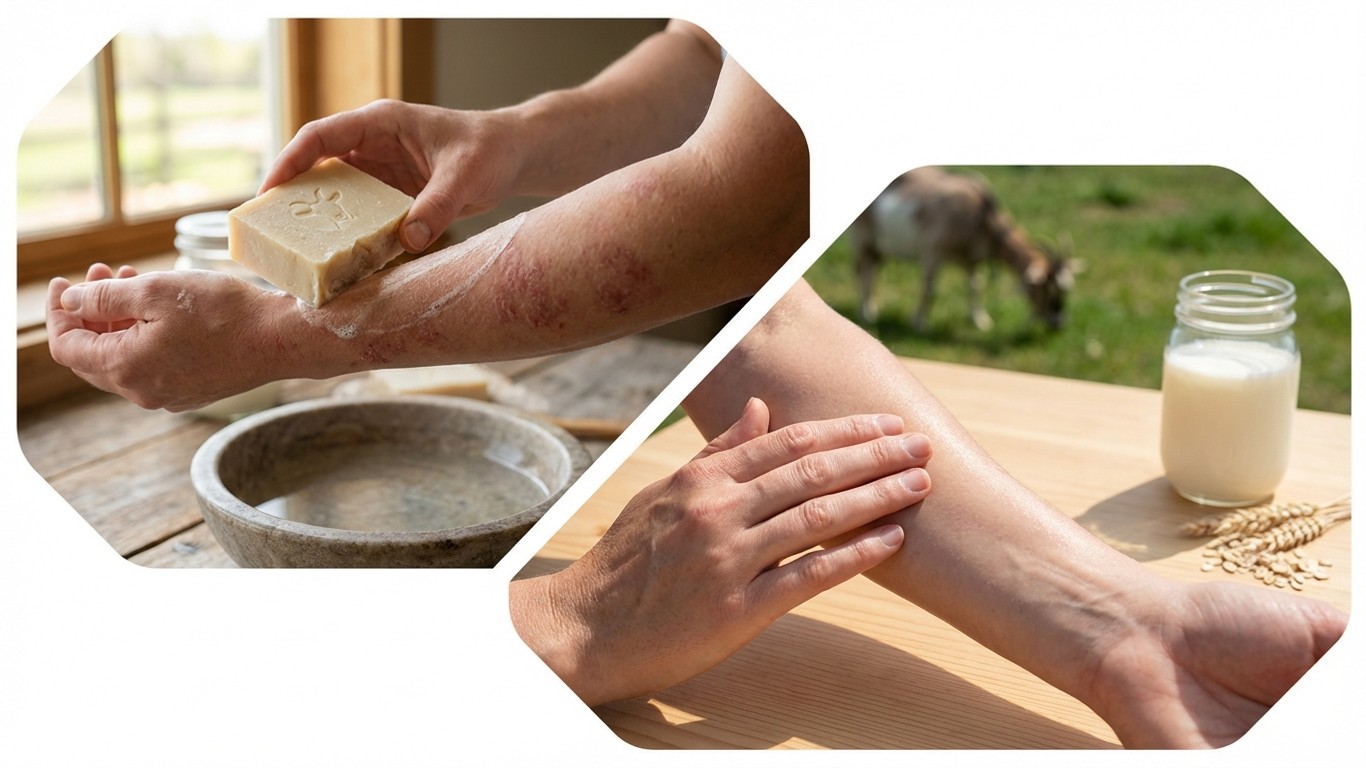 manfaat sabun goat's milk untuk eczema