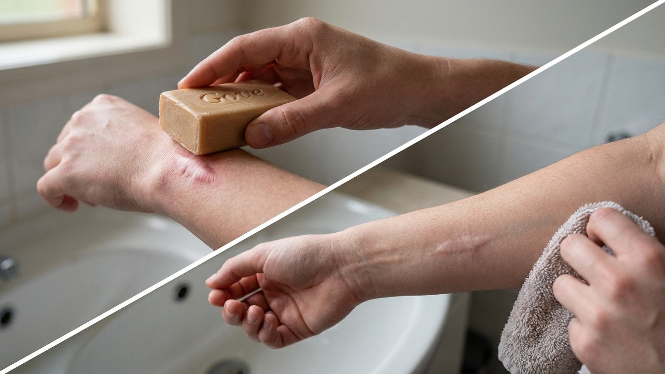 manfaat sabun gove untuk keloid