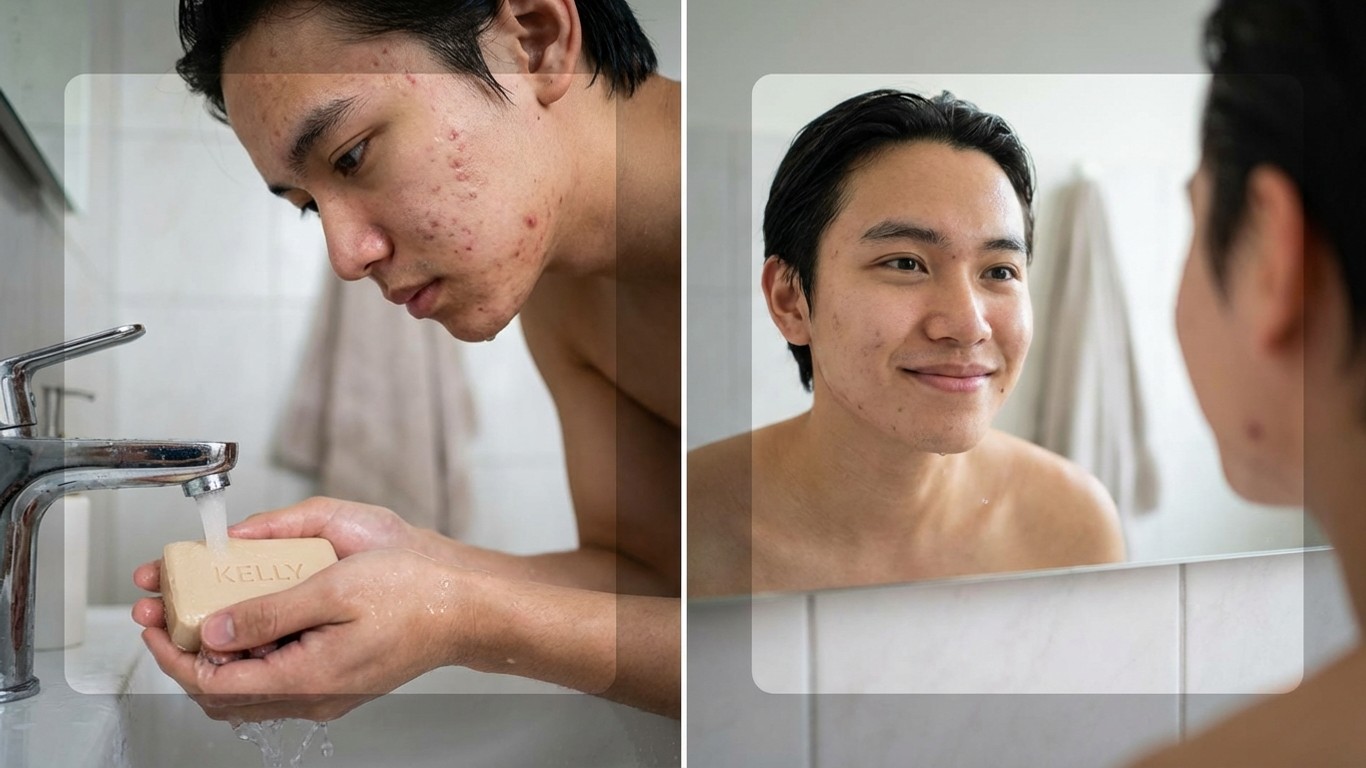 manfaat sabun kelly untuk jerawat