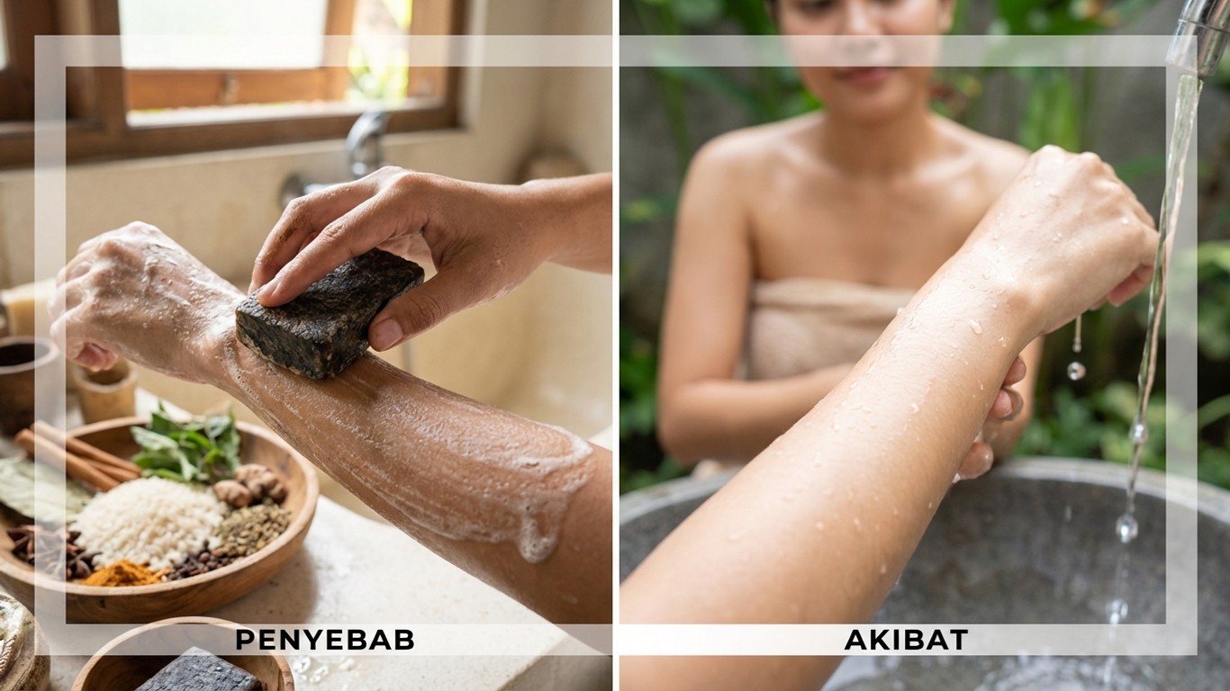 manfaat sabun lulur tradisional agar kulit putih dan bening