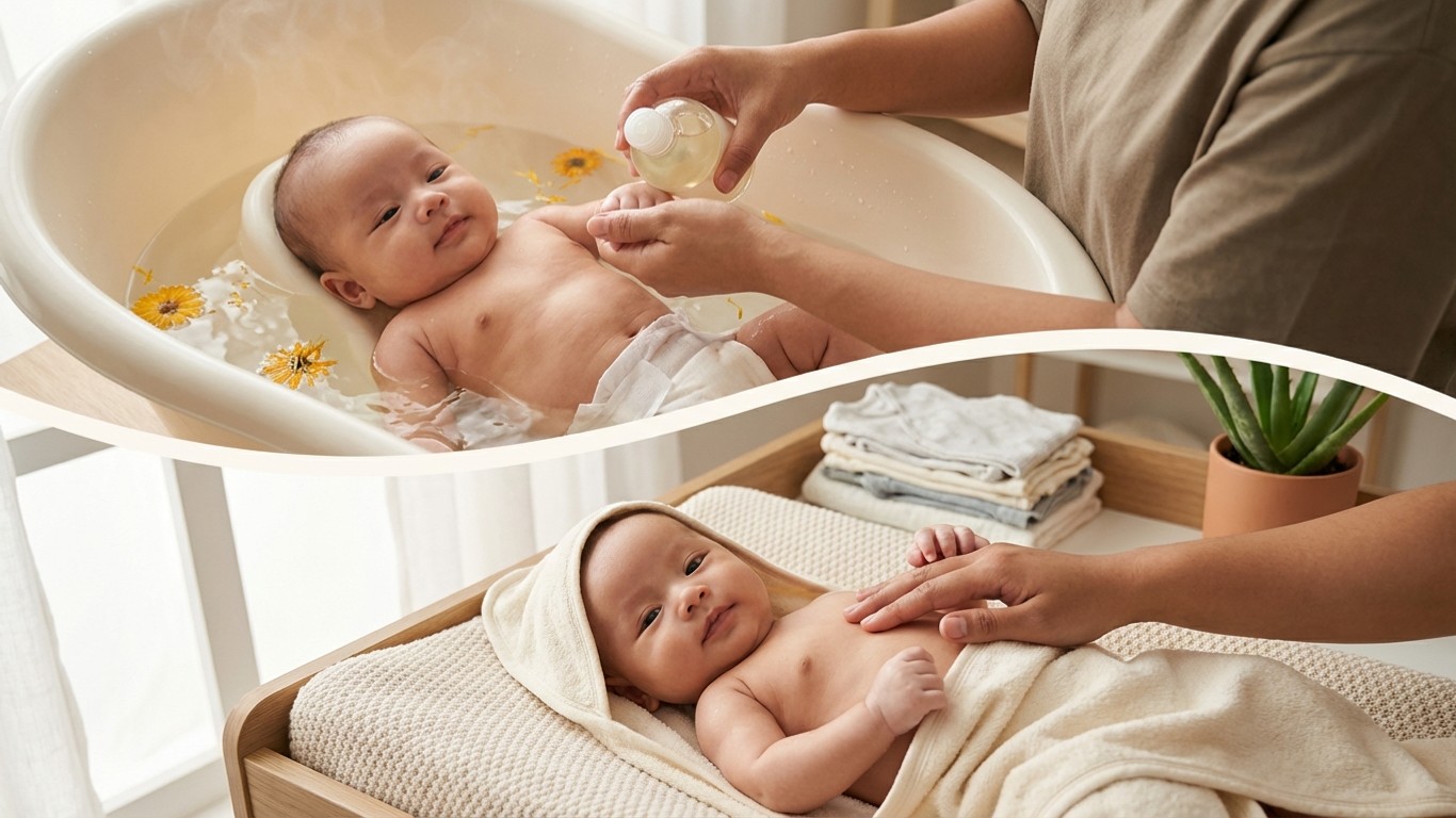 manfaat sabun mandi cair untuk bayi baru lahir