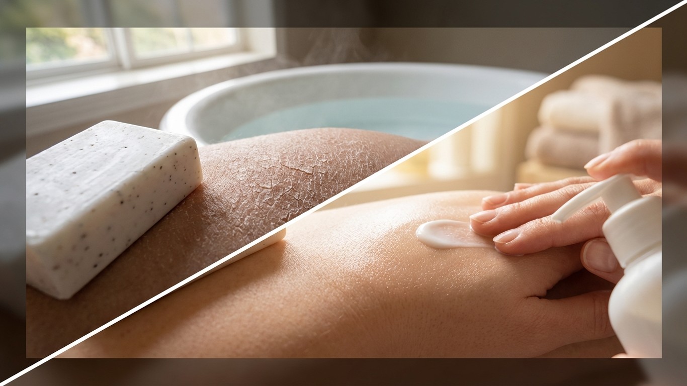 manfaat sabun mandi pemutih untuk kulit kering