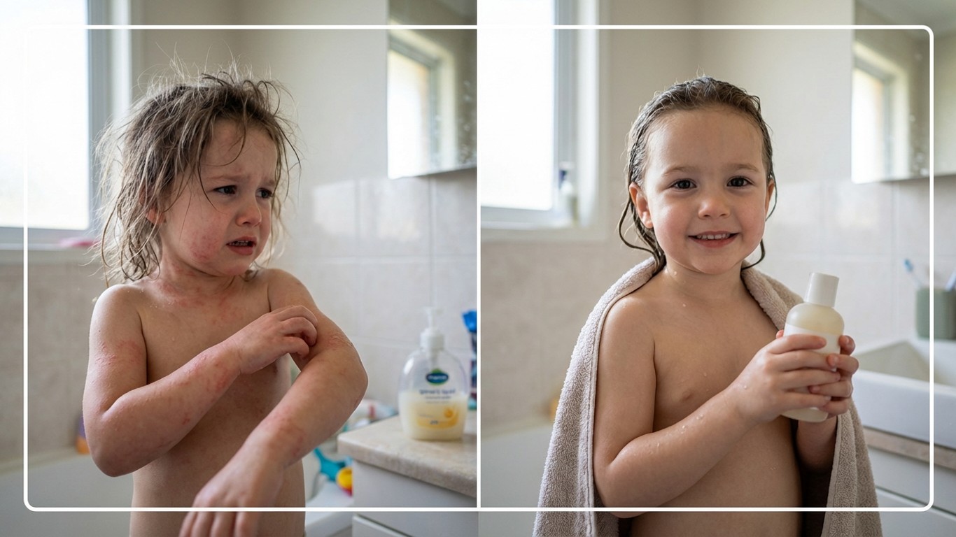 manfaat sabun mandi untuk anak alergi