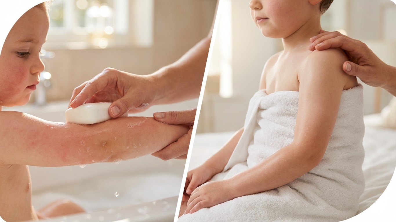 manfaat sabun mandi untuk kulit sensitif anak