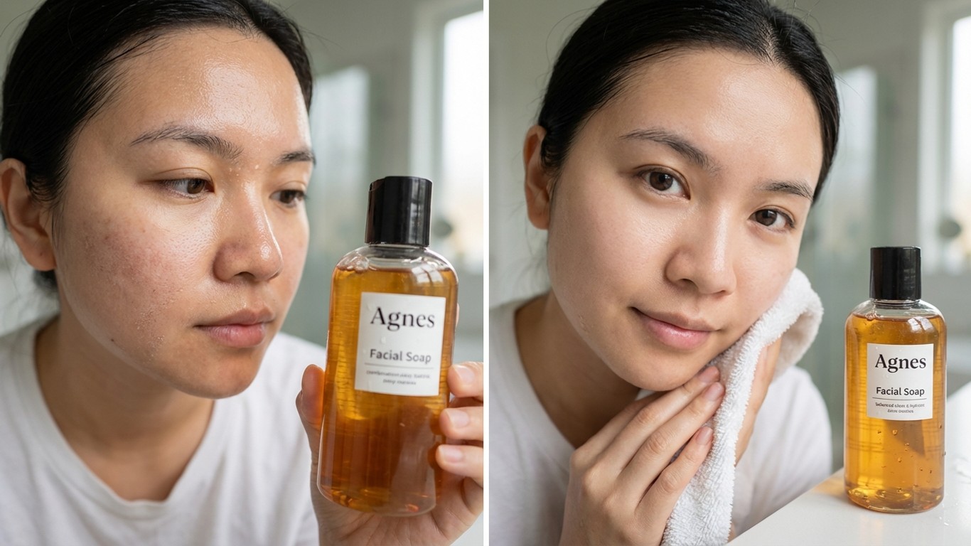manfaat sabun muka agnes untuk kulit kombinasi