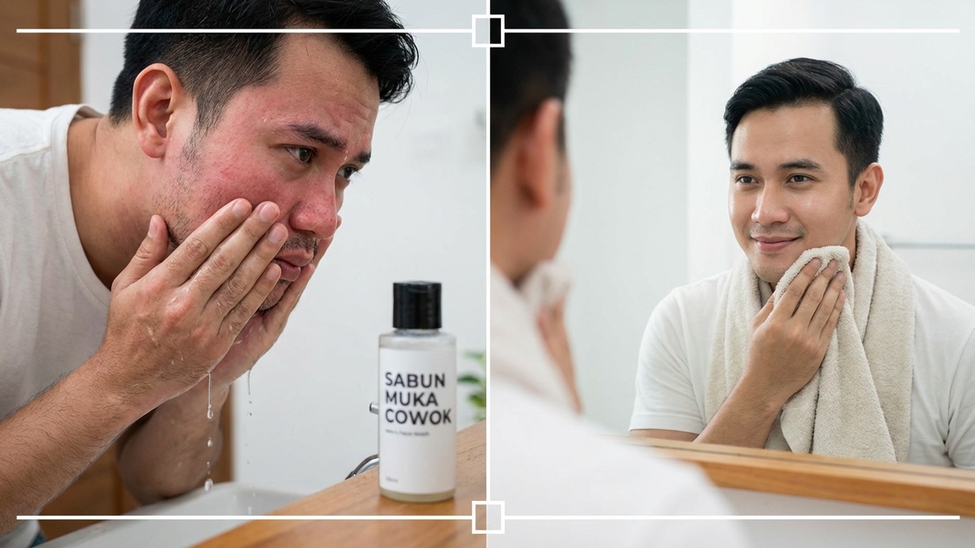 manfaat sabun muka cowok untuk kulit sensitif