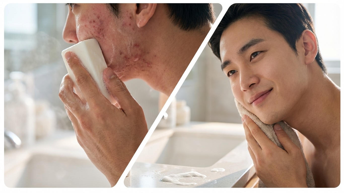 manfaat sabun muka korea untuk kulit berjerawat