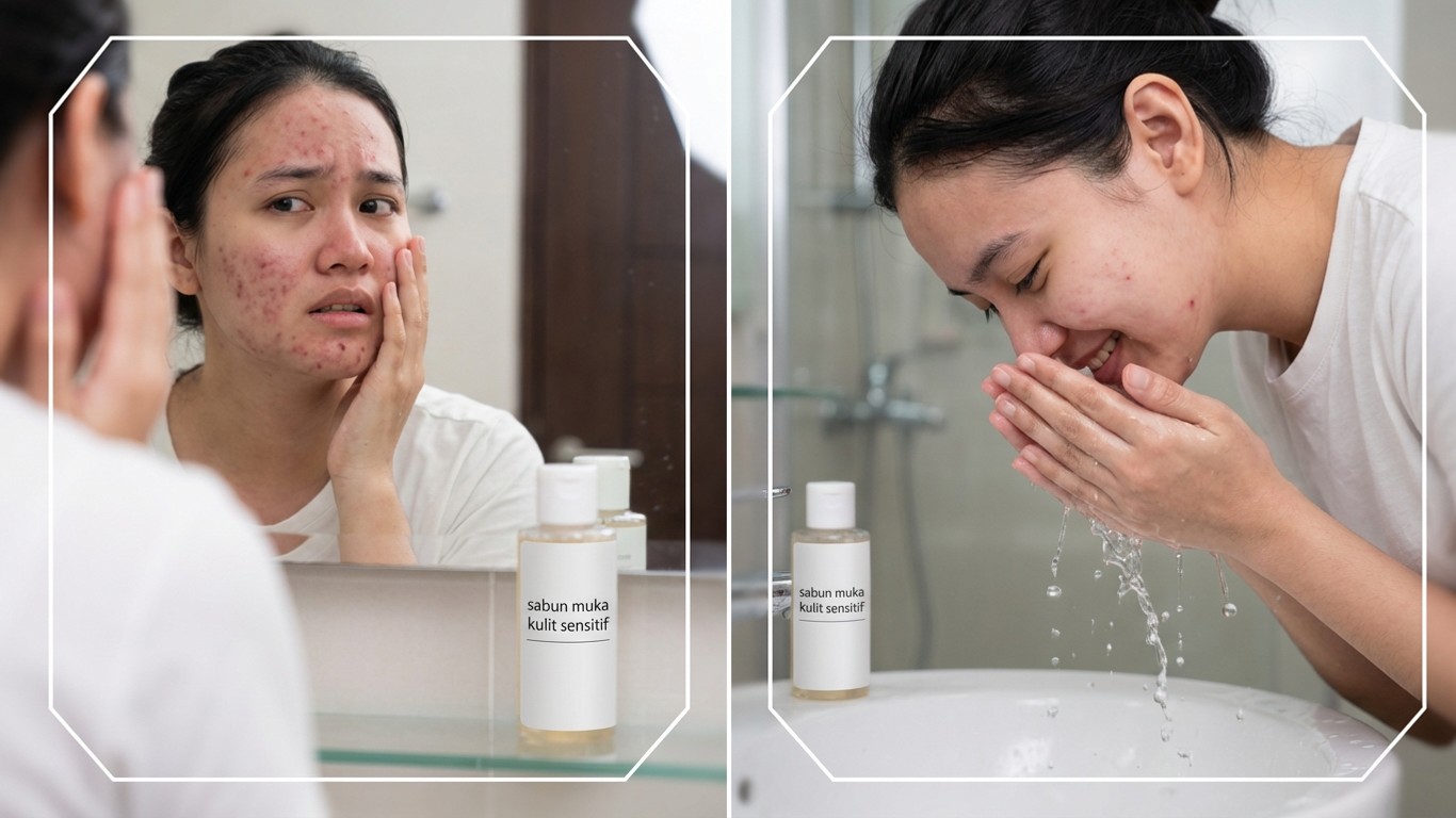 manfaat sabun muka kulit sensitif dan jerawat