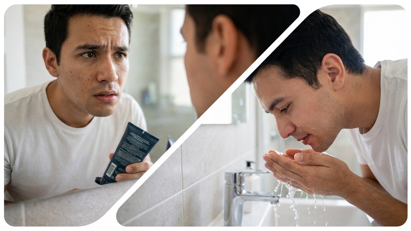 manfaat sabun muka pembersih komedo untuk pria