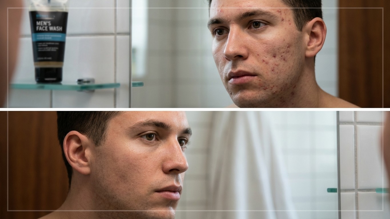 manfaat sabun muka pria untuk jerawat