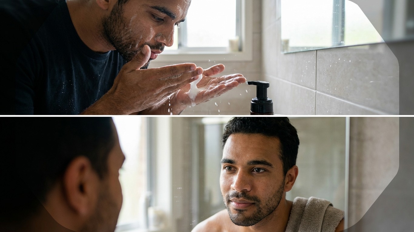 manfaat sabun muka pria untuk memutihkan wajah