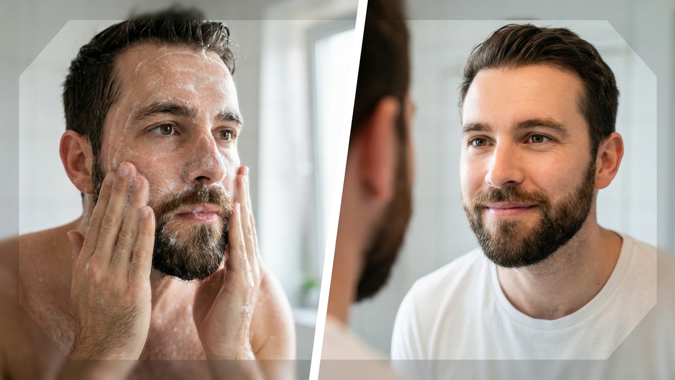manfaat sabun muka pria untuk mencerahkan wajah