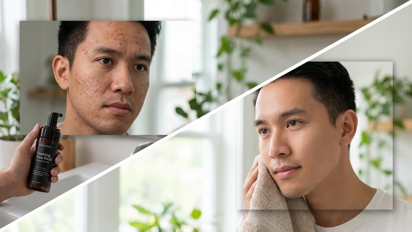 manfaat sabun muka untuk bruntusan pria