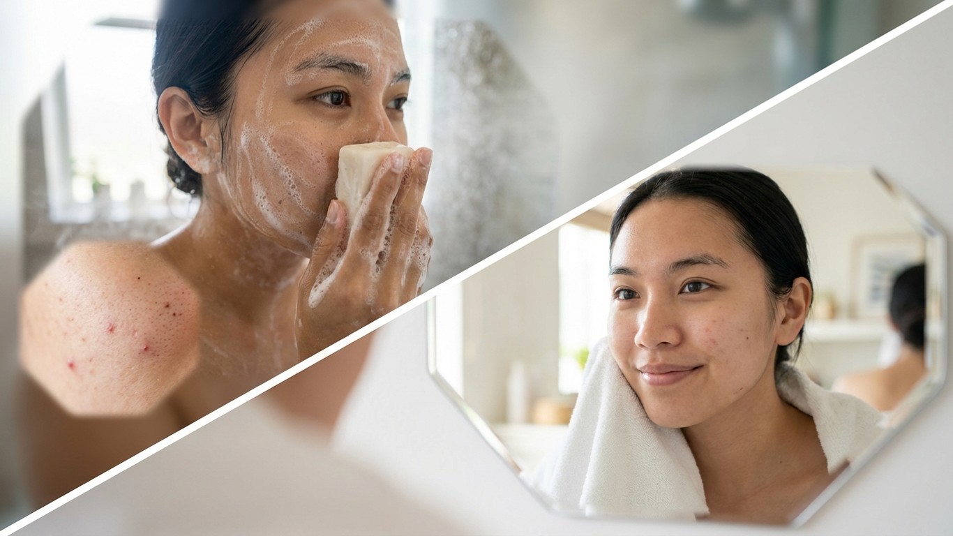 manfaat sabun muka untuk komedo dan jerawat