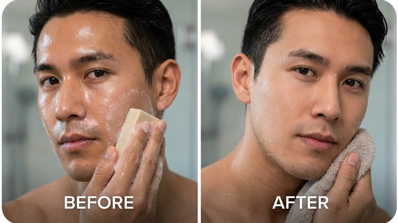 manfaat sabun muka untuk menghilangkan minyak
