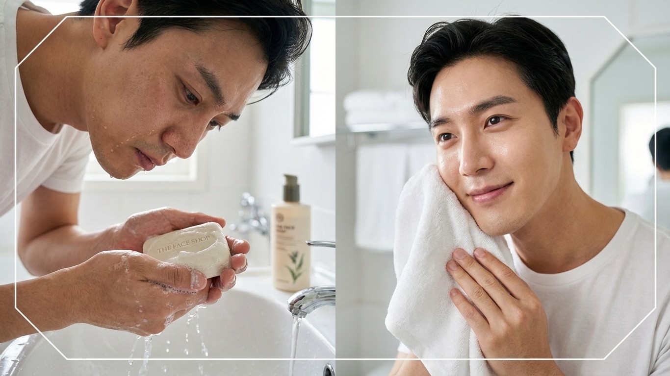 manfaat sabun muka untuk pria the face shop